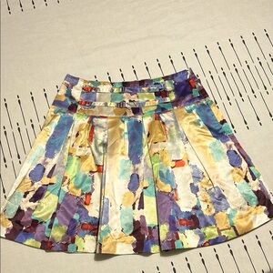 Sandra Angelazzi Abstract Watercolor Women's Silk blend Skirt.  Size  EU 36